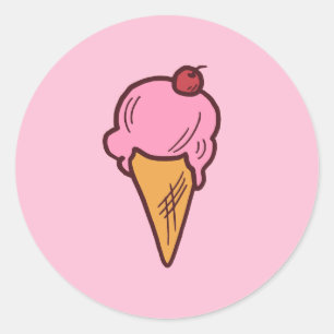 Pegatinas del Crema de Hielo