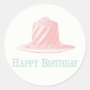 Pegatinas del cumpleaños feliz