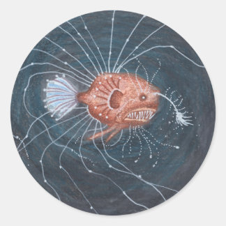 Pegatinas del Deep Sea Anglerfish