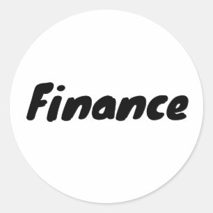 Pegatinas del Departamento de Finanzas de Guay