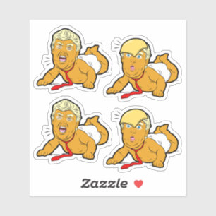 Pegatinas del desafío del queso para bebé que llor