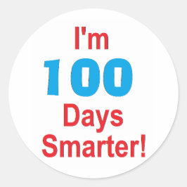 pegatinas del "Día 100 de la Escuela"