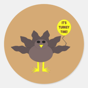 Pegatinas del Día de Acción de Gracias en Turquía