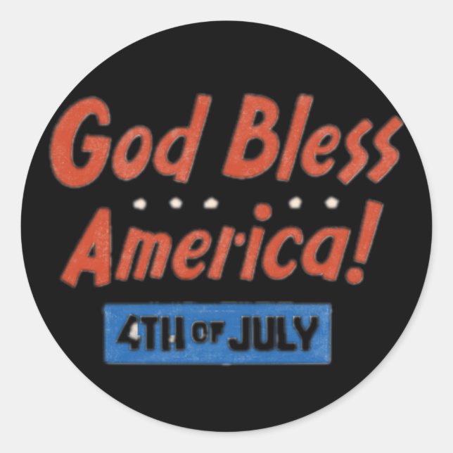 Pegatinas del Día de la Independencia (Anverso)