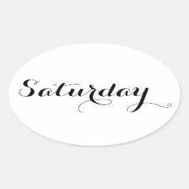 Pegatinas del día de la semana: sábado