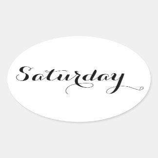 Pegatinas del día de la semana: sábado