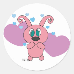 Pegatinas del Día de San Valentín en San Rojo