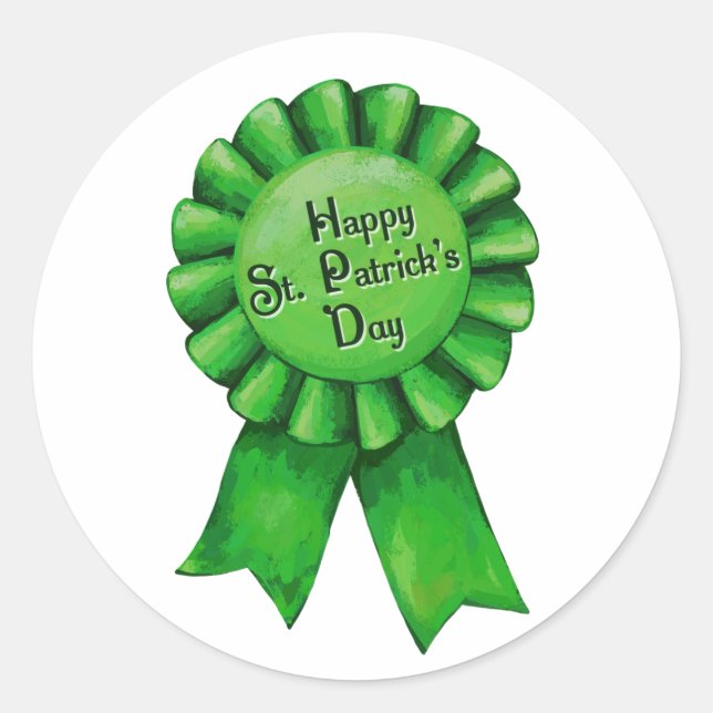 Pegatinas del Día de Santa Patrona (Anverso)