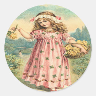 Pegatinas del día de St Patrick del trébol del