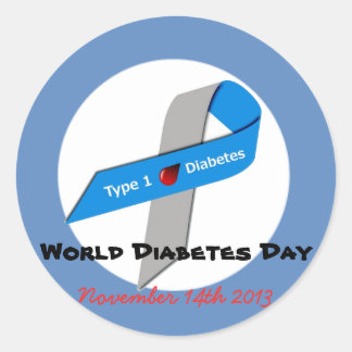 Pegatinas del Día Mundial de la Diabetes