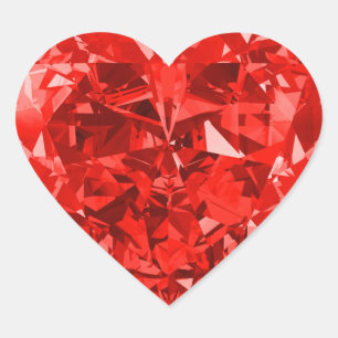 Pegatinas del diamante rojo