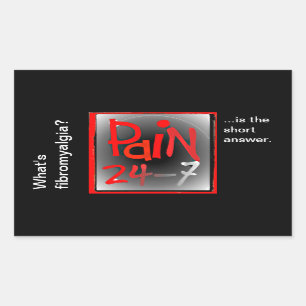 Pegatinas del dolor 24/7 - enfermedad invisible