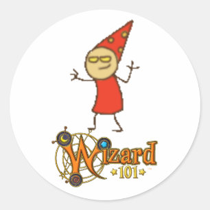 Pegatinas del Doodle del fuego Wizard101