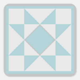 Pegatinas del edredón - estrella (azul/gris)