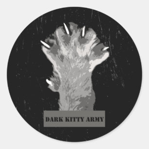 Pegatinas del Ejército de Kitty Oscuro