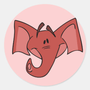 Pegatinas del Elefante Rojo