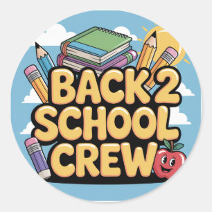 Pegatinas del equipo escolar Back 2