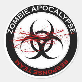 Pegatinas del equipo Zombie Apocalypse Response