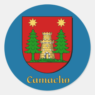 Pegatinas del Escudo de la Familia Camacho