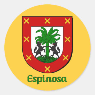 Pegatinas del Escudo de la Familia Espinosa