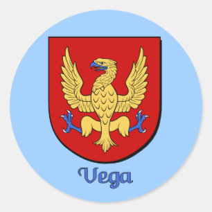 Pegatinas del Escudo de la familia Vega