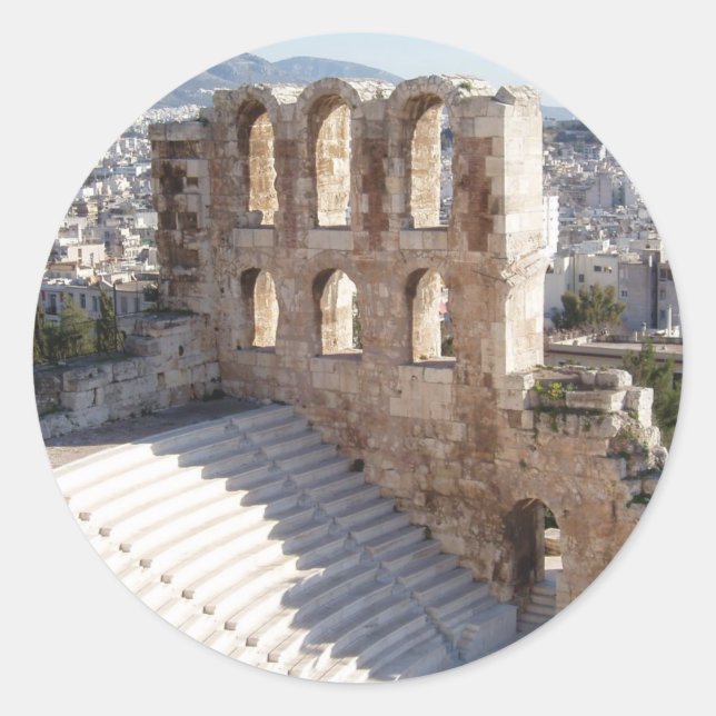 Pegatinas del Estadio Acropolis (Anverso)