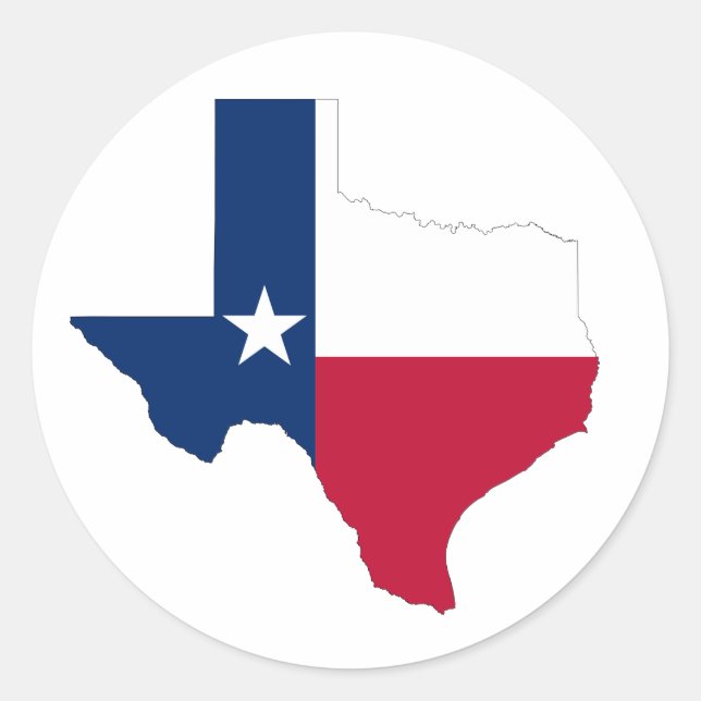 Pegatinas del Estado de Texas  (Anverso)