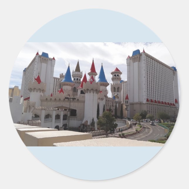 Pegatinas del Excalibur Hotel #1 (Anverso)