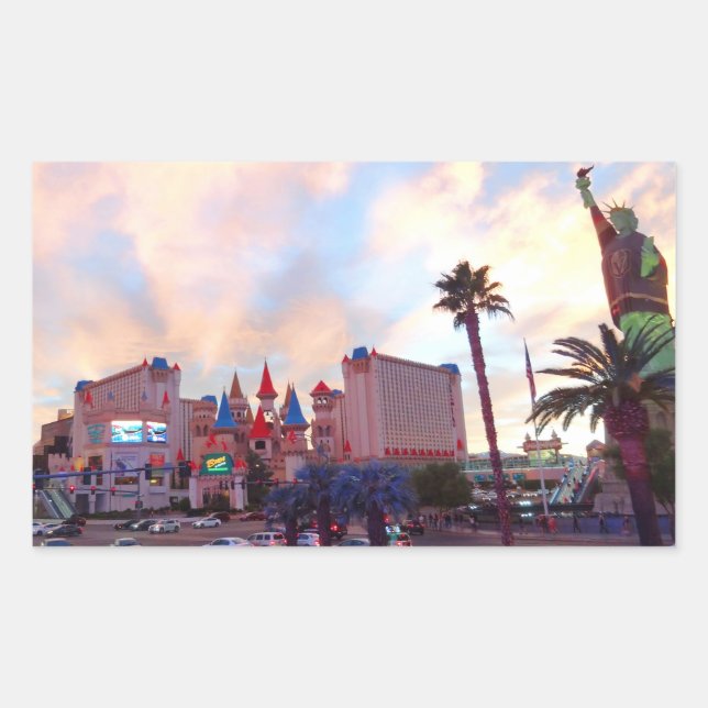 Pegatinas del Excalibur Hotel #3-1 (Anverso)