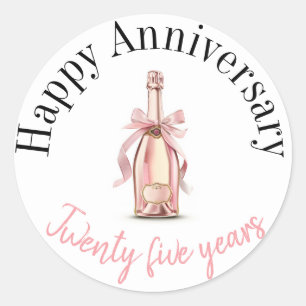 Pegatinas del feliz aniversario
