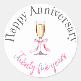 Pegatinas del feliz aniversario