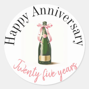 Pegatinas del feliz aniversario