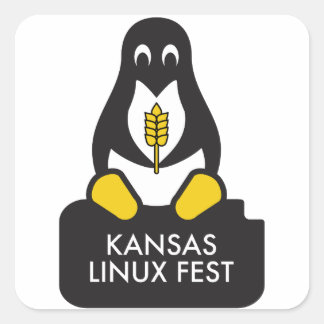 Pegatinas del Festival Linux de Kansas