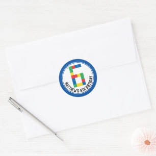 Pegatinas del Fiesta de bloques de construcción pa