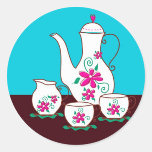 Pegatinas del Fiesta del té