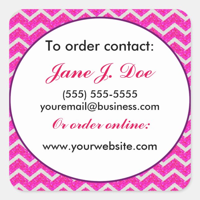 Pegatinas del folleto de ventas de Avon, Chevron r (Anverso)