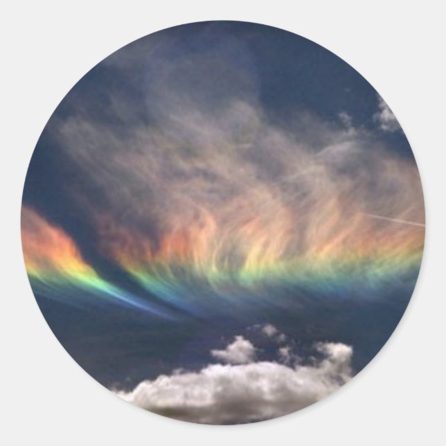 Pegatinas del fuego del arcoiris (Anverso)