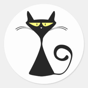 Pegatinas del gato negro
