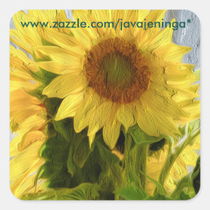 Pegatinas del girasol