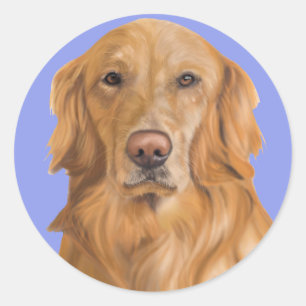Pegatinas del golden retriever