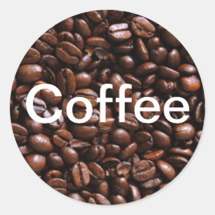 Pegatinas del grano de café