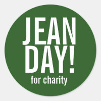 Pegatinas del Green Casual Jean Day