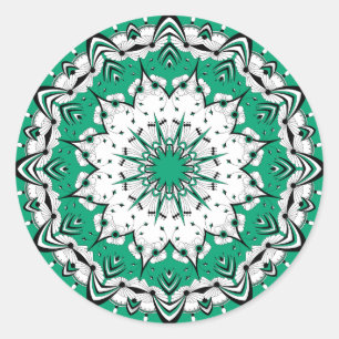 Pegatinas del Green Mandala (Diseño 3)