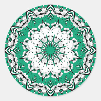Pegatinas del Green Mandala (Diseño 3)