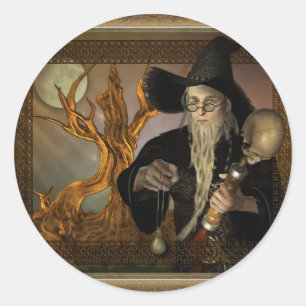 Pegatinas del Ilustracion de la fantasía mágica de