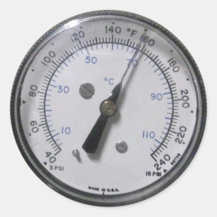 Pegatinas del indicador de presión