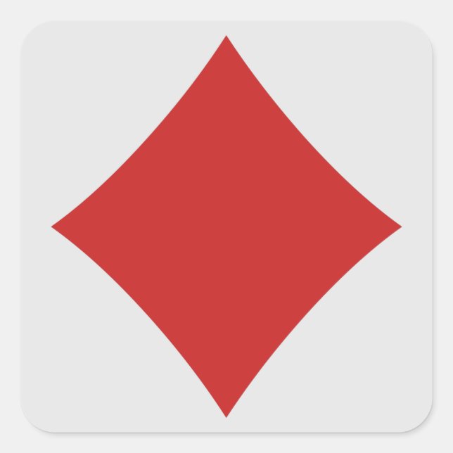Pegatinas del jugador de tarjetas - Diamante (Anverso)