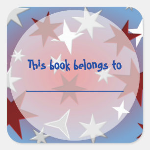 Pegatinas del Libro de las Estrellas de Plata Roja