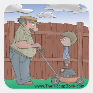 Pegatinas del libro del hipo, el vecino (hoja de