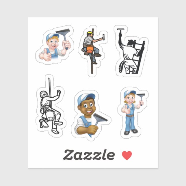 Pegatinas del limpiador de ventanas (Hoja)